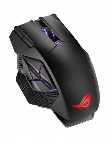 Raton inalambrico gaming asus rog spatha x negro