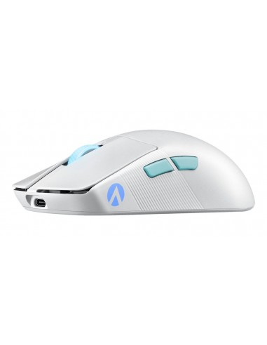 Raton inalambrico gaming asus rog harpe ace aim lab edition blanco