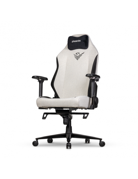 Silla gaming phoenix monarch remaster tela gris y negro talla xl