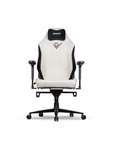 Silla gaming phoenix monarch remaster tela gris y negro talla xl