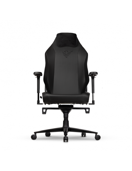 Silla gaming phoenix monarch remaster cuero napa negra talla r