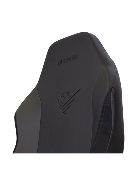 Silla gaming phoenix monarch remaster cuero napa negra talla r