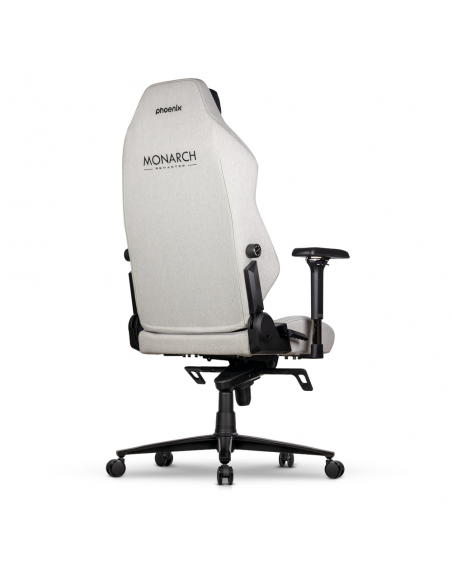 Silla gaming phoenix monarch remaster tela gris y negro talla r