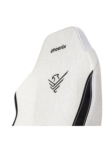 Silla gaming phoenix monarch remaster tela gris y negro talla r