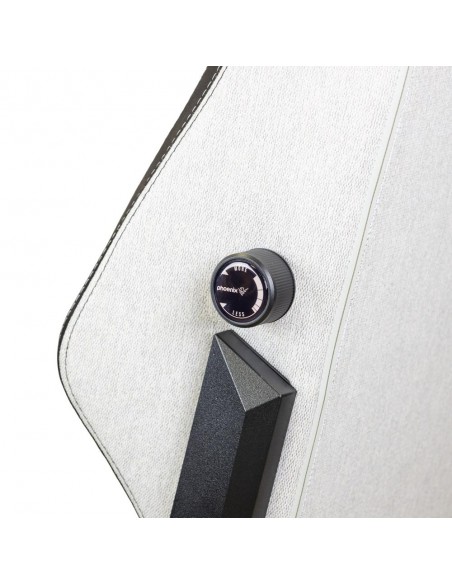 Silla gaming phoenix monarch remaster tela gris y negro talla r