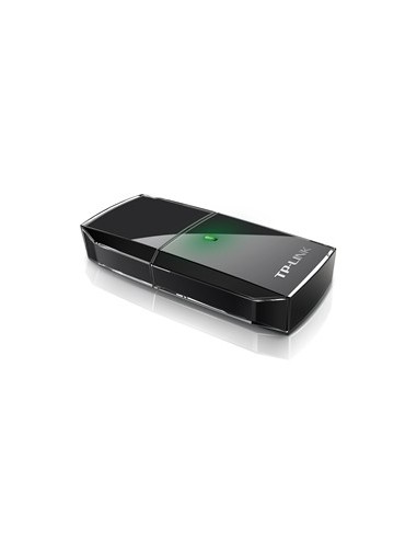 Adaptador usb 2.0 dual band wifi ac600 2.4 ghz y 5ghz tp - link negro