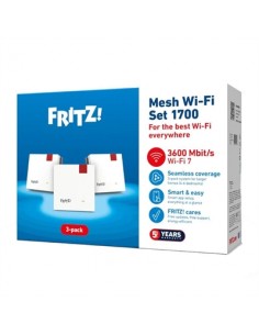 Punto de acceso repetidor fritz! mesh set 1700 3 unidades