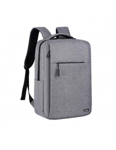 Mochila nilox nxbk035 para portatil 15.6 pulgadas gris