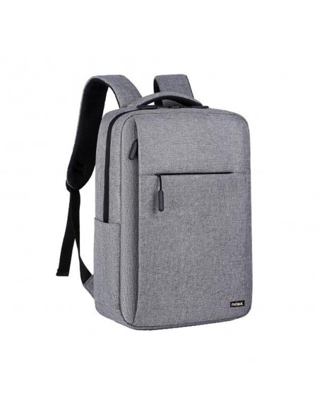 Mochila nilox nxbk035 para portatil 15.6 pulgadas gris