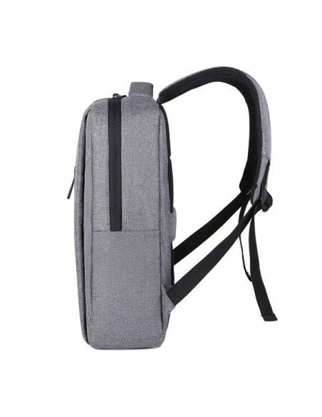 Mochila nilox nxbk035 para portatil 15.6 pulgadas gris