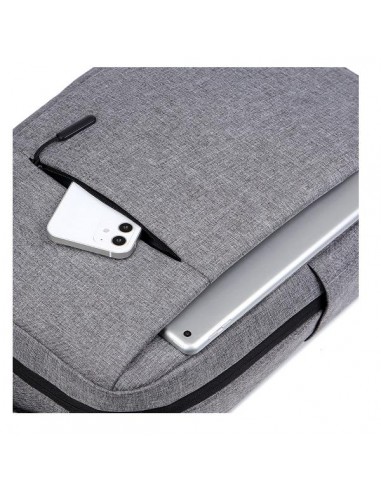 Mochila nilox nxbk035 para portatil 15.6 pulgadas gris