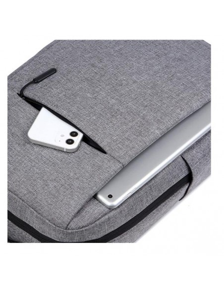 Mochila nilox nxbk035 para portatil 15.6 pulgadas gris