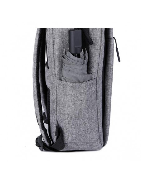 Mochila nilox nxbk035 para portatil 15.6 pulgadas gris