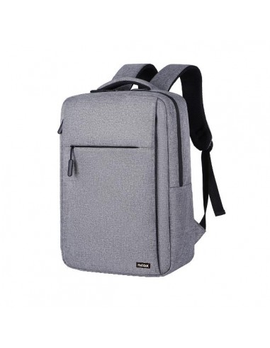 Mochila nilox nxbk035 para portatil 15.6 pulgadas gris