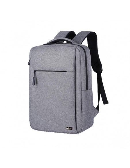 Mochila nilox nxbk035 para portatil 15.6 pulgadas gris