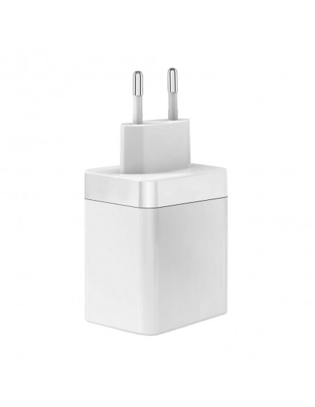 Cargador de pared mars gaming md - gan65rw 65w 1x usb tipo c 1 x usb tipo a cable retractil usb tipo c blanco
