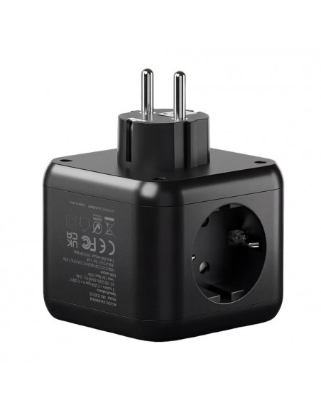 Cargador de pared mars gaming md - cube20 20w 3x schuko 2x usb tipo c 2x usb tipo a negro Cargador de pared mars gaming md - cube20 20w 3x schuko 2x usb tipo c 2x usb tipo a negro