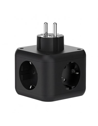 Cargador de pared mars gaming md - cube20 20w 3x schuko 2x usb tipo c 2x usb tipo a negro