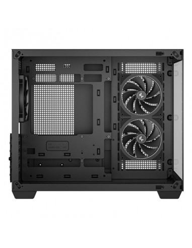 Caja ordenador gaming deepcool cg330 3f matx argb cristal templado negra