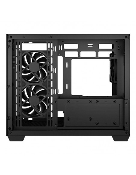 Caja ordenador gaming deepcool cg330 3f matx argb cristal templado negra