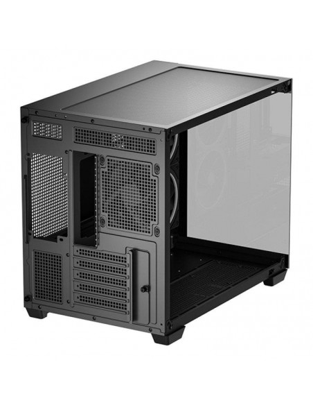 Caja ordenador gaming deepcool cg330 3f matx argb cristal templado negra