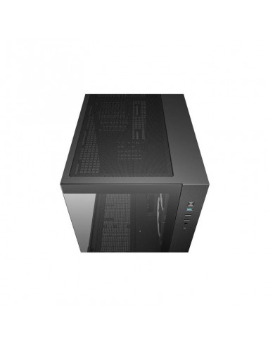 Caja ordenador gaming deepcool cg330 3f matx argb cristal templado negra