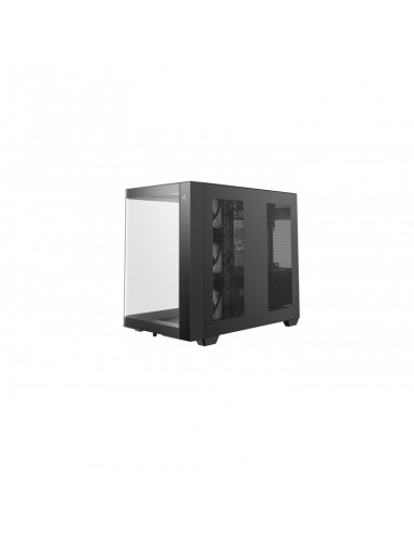 Caja ordenador gaming deepcool cg530u 4f atx argb cristal templado negra