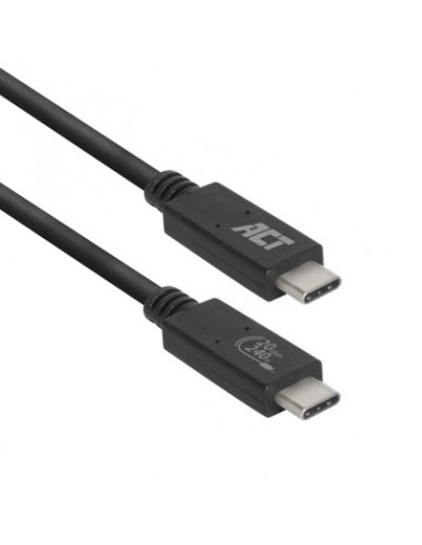 Cable usb - c act connectivity carga 240w mas datos 20 gbps 1.m certificado usb - if