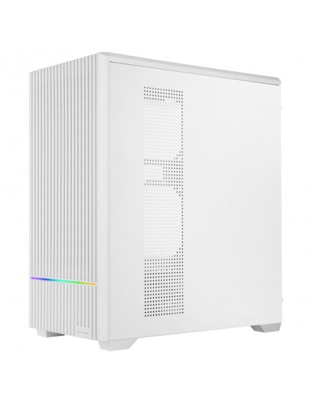 Caja ordenador mars gaming mc - quantum atx argb cristal templado blanco