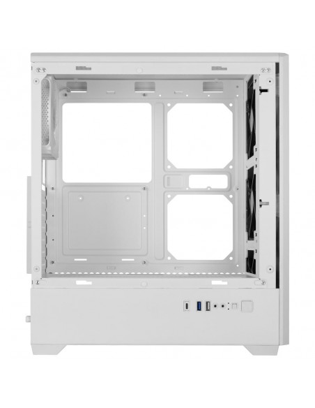 Caja ordenador mars gaming mc - quantum atx argb cristal templado blanco