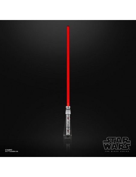 Sable de luz electrónico premium force fx elite hasbro star wars the black series maul