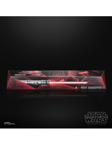 Sable de luz electrónico premium force fx elite hasbro star wars the black series maul