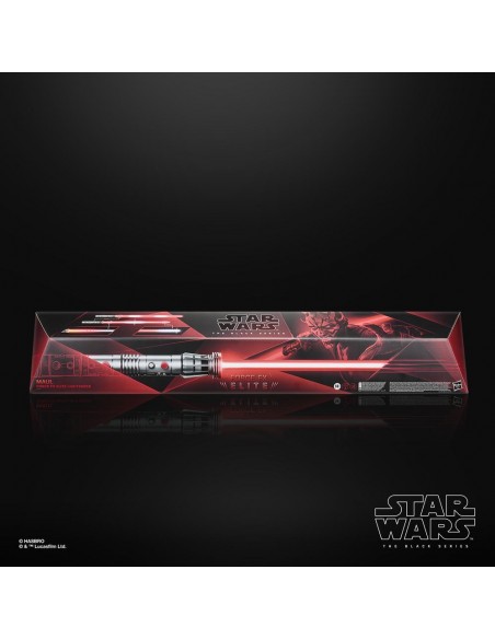 Sable de luz electrónico premium force fx elite hasbro star wars the black series maul Sable de luz electrónico premium force fx elite hasbro star wars the black series maul
