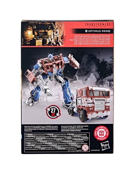 Figura hasbro transformers studio series optimus prime