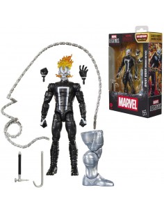 Figura hasbro marvel legends series build a figure marvel's box ghost rider (robbie reyes)