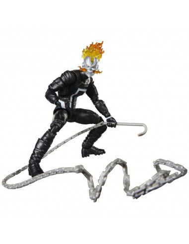 Figura hasbro marvel legends series build a figure marvel's box ghost rider (robbie reyes)
