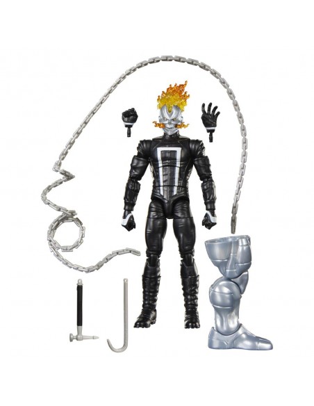 Figura hasbro marvel legends series build a figure marvel's box ghost rider (robbie reyes) Figura hasbro marvel legends series build a figure marvel's box ghost rider (robbie reyes)