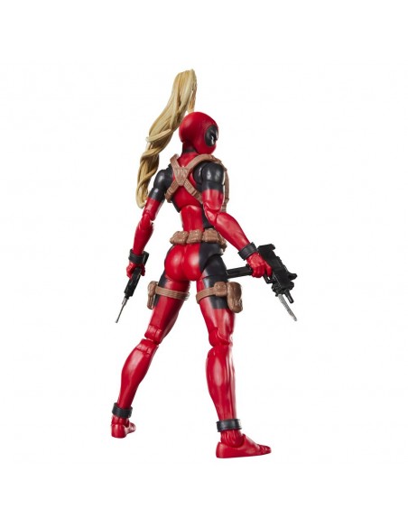 Figura hasbro marvel legends series build a figure marvel's box lady deadpool Figura hasbro marvel legends series build a figure marvel's box lady deadpool