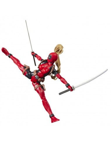 Figura hasbro marvel legends series build a figure marvel's box lady deadpool