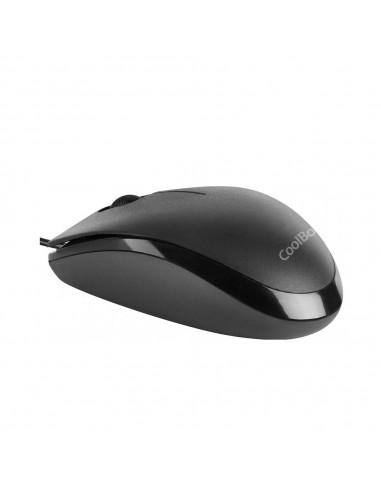 Mouse raton coolbox usb 01 1600 dpi negro