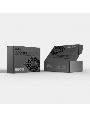 Fuente de alimentacion coolbox tfx black 550w 0gr - t