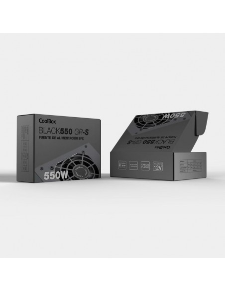 Fuente de alimentacion coolbox sfx basic black 550w 550gr - s