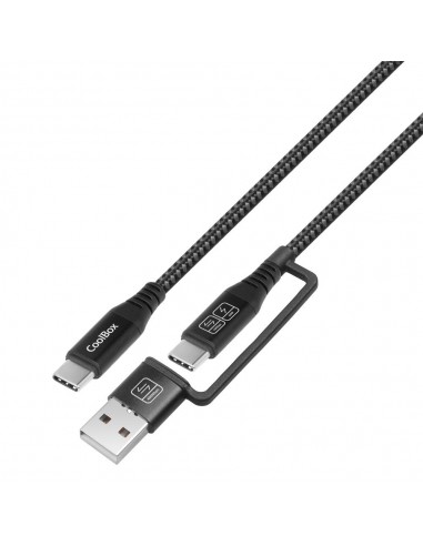 Cable coolbox carga mas datos micro usb - c 60w 1.2m adaptador usb - a