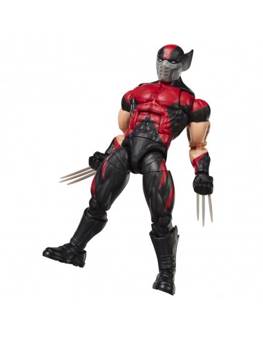 Figura hasbro marvel legends series build a figure marvel's box ultimate wolverine