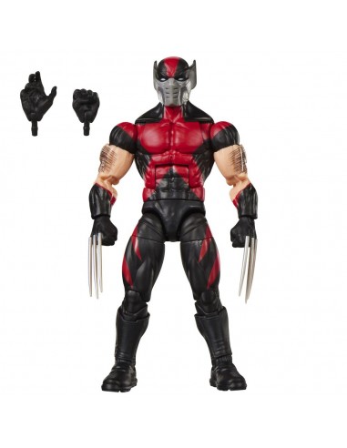 Figura hasbro marvel legends series build a figure marvel's box ultimate wolverine