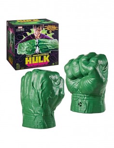 Incredible hulk premium role - play fists with smash 'n bash sound fx. marvel legends series. hasbro