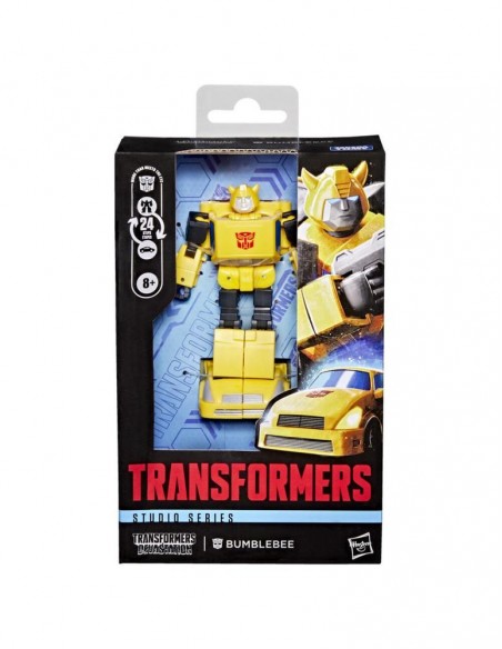 Figura articulada bumblebee clase deluxe transformers devastatión - studio series 10 -5cm hasbro