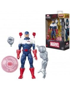 Figura hasbro marvel legends series build a figure marvel's box u.s. agent (force works)
