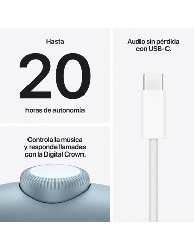Auriculares apple airpods max 2 inalambrico blue