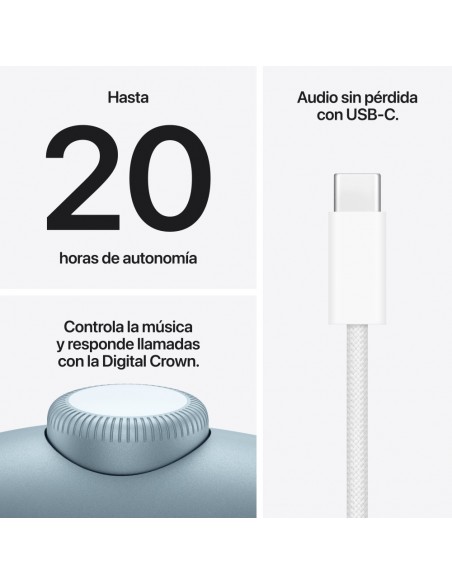 Auriculares apple airpods max 2 inalambrico blue Auriculares apple airpods max 2 inalambrico blue
